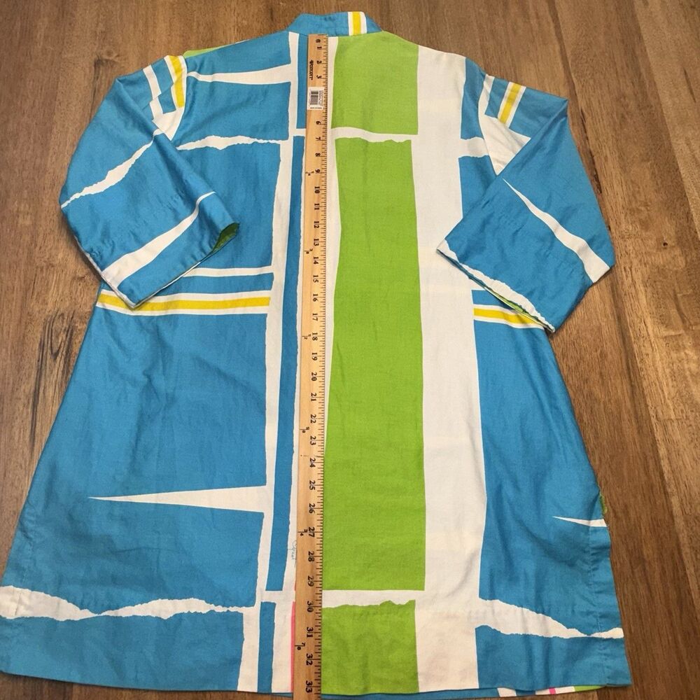 Catherine Ogust For Penthouse Gallery Multi-Colored Shirt Dress/Tunic Size Small - Picture 16 of 16